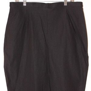 Black Dixie Fried pencil skirt 3x